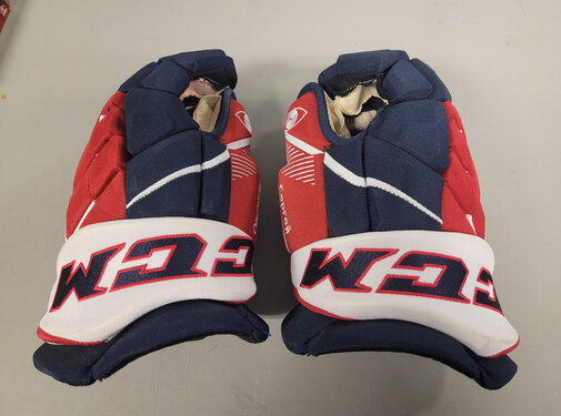 ALEX OVECHKIN 2020 BUBBLE YEAR PHOTOMATCHED PRACTICE WORN GLOVES