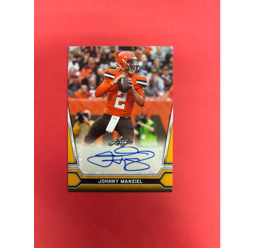 LEAF 2021 LEAF INCRIPTIONS JOHNNY MANZIEL AUTOGRAPH