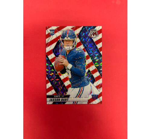 PANINI 2025 PANINI MOSAIC JAXSON DART RED WHITE ROOKIE