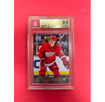 UPPER DECK 2015-16 UPPER DECK SERIES 2 DYLAN LARKIN YOUNG GUNS BECKETT GRADED 9.5
