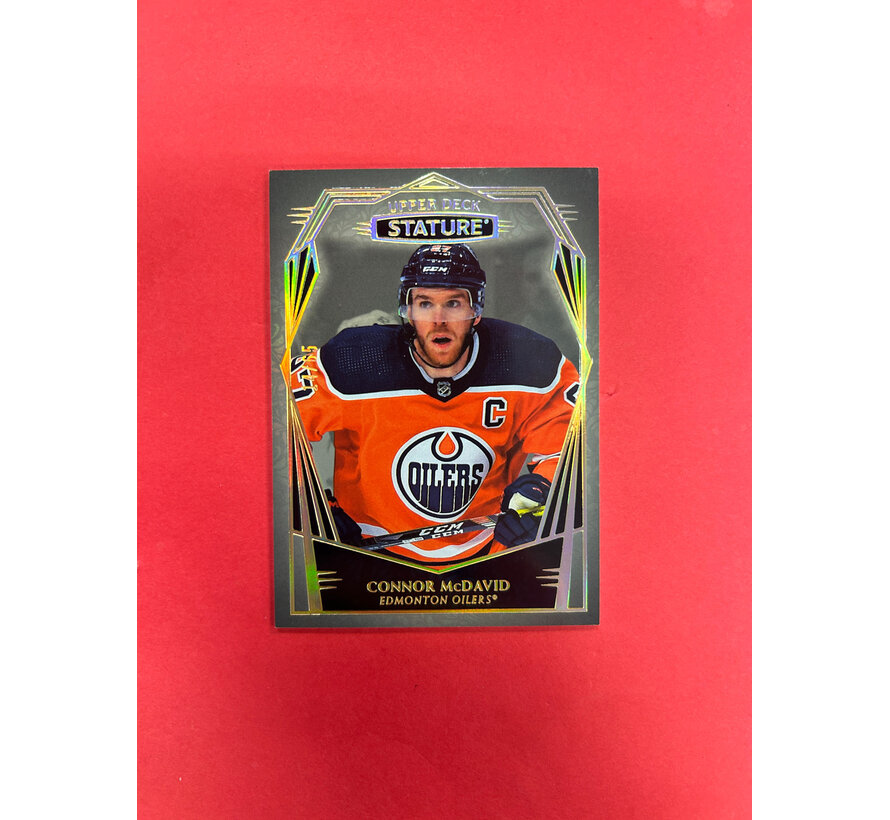 2022-23 UPPER DECK STATURE CONNOR MCDAVID IMAGE VARIATION /65