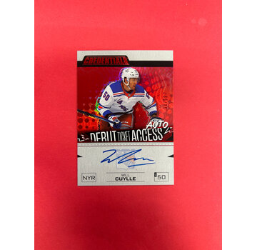 UPPER DECK 2023-24 UPPER DECK CREDENTIALS WILL CUYLLE DEBUT TICKET ACCESS AUTO /99