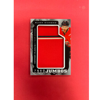 UPPER DECK 2025-26 UPPER DECK BLACK DIAMOND CONNOR MCDAVID TEAM LOGO JUMBOS TEAM CANADA