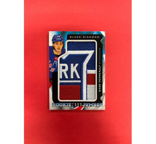 UPPER DECK 2025-26 UPPER DECK BLACK DIAMOND GABE PERREAULT TEAM LOGO JUMBOS ROOKIE