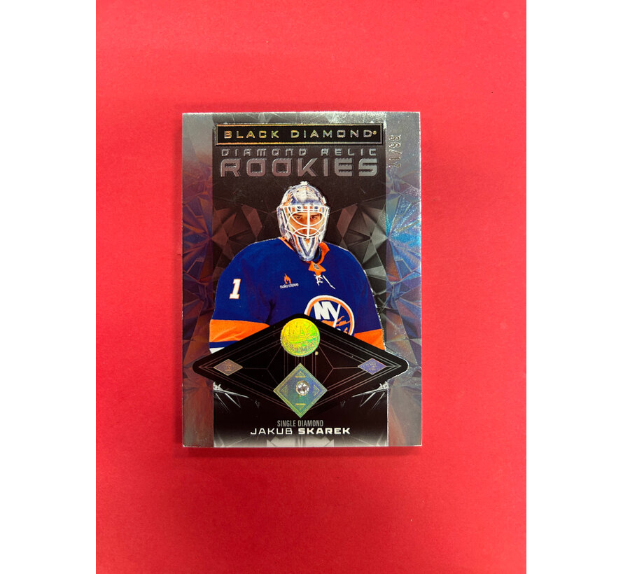 2025-26 UPPER DECK BLACK DIAMOND JAKUB SKAREK DIAMOND RELIC ROOKIES /99