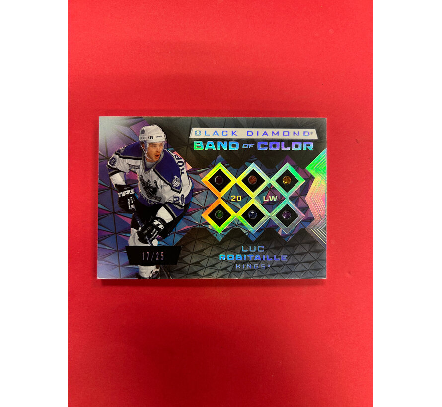 2025-26 UPPER DECK BLACK DIAMOND LUC ROBITAILLE BAND OF COLOR /25