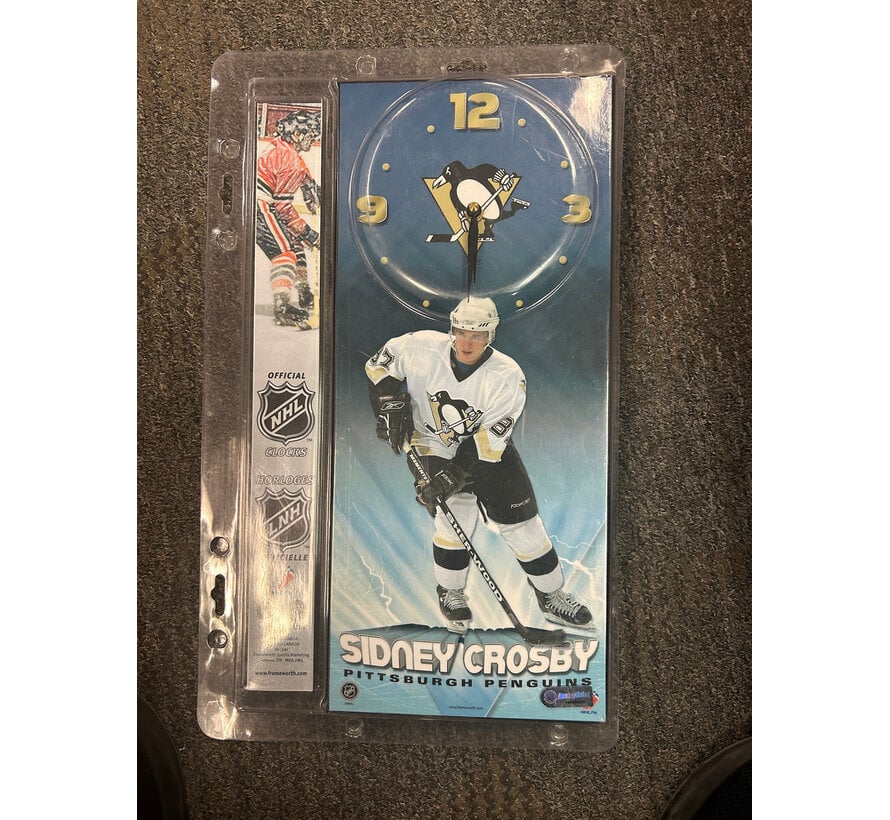 2005 FRAMEWORTH SIDNEY CROSBY CLOCK SEALED