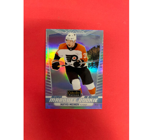UPPER DECK 2024-25 OPC PLATINUM MATVEI MICHKOV MARQUEE ROOKIE POND HOCKEY SSP