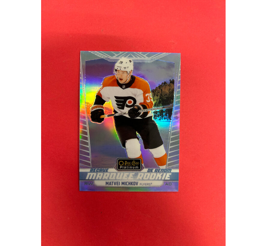 2024-25 OPC PLATINUM MATVEI MICHKOV MARQUEE ROOKIE POND HOCKEY SSP