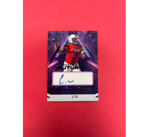 LEAF 2022 LEAF CAMERON WARD ULTIMATE DRAFT AUTO PURPLE /50