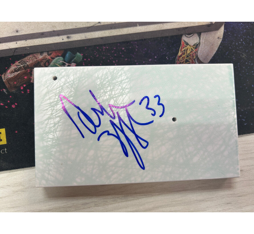 DUSTIN BYFUGLIEN HERITAGE CLASSIC MCFARLANE WITH AUTOGRAPHED BASE NO COA