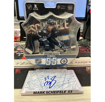 MCFARLANE MARK SCHEIFELE MCFARLANE WITH AUTOGRAPHED BASE NO COA