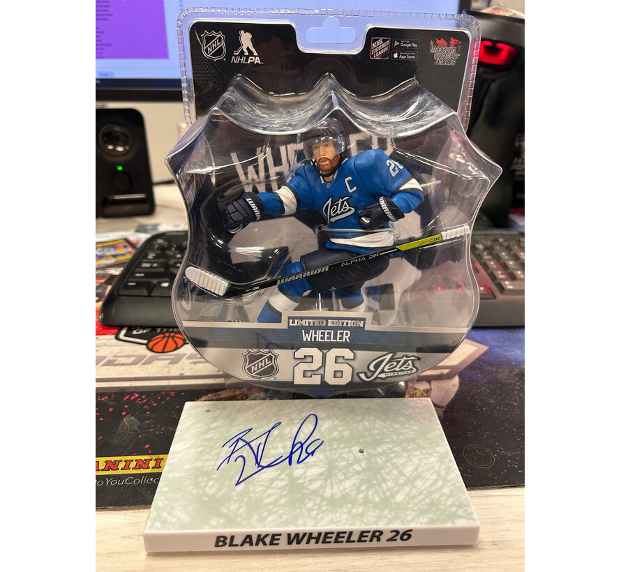 BLAKE WHEELER IMPORTS DRAGON FIGURE WITH AUTOGRAPHED BASE NO COA