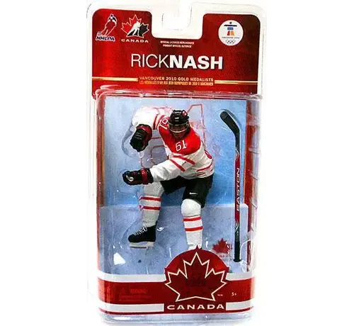 MCFARLANE RICK NASH TEAM CANADA MCFARLANE WHITE JERSEY VARIANT