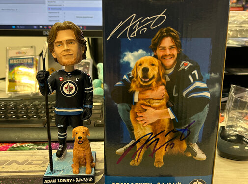 ADAM LOWRY LIMITED EDITION BOBBLEHEAD WITH AUTOGRAPHED BOX