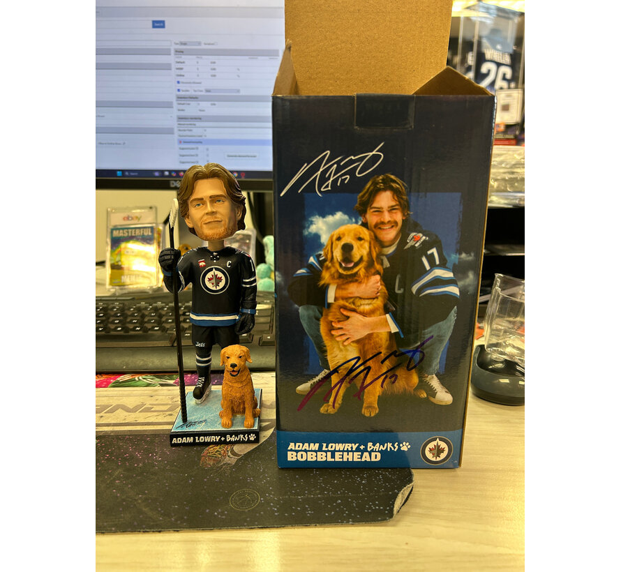 ADAM LOWRY LIMITED EDITION BOBBLEHEAD WITH AUTOGRAPHED BOX