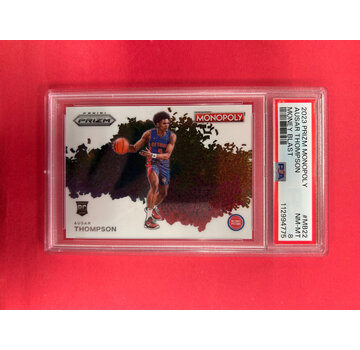PANINI 2023 PANINI PRIZM MONOPOLY AUSAR THOMPSON MONEY BLAST SP PSA GRADED 8