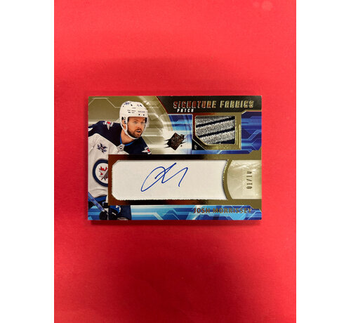 UPPER DECK 2021-22 UPPER DECK SPX JOSH MORRISSEY SIGNATURE PATCHES /10