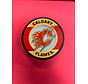 CONNOR ZARY AUTOGRAPHED FLAMES PUCK
