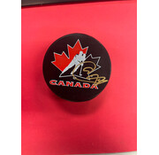 AKIL THOMAS TEAM CANADA AUTOGRAPHED PUCK