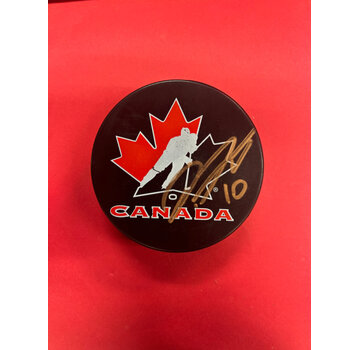 DANNY ZHILKIN TEAM CANADA AUTOGRAPHED PUCK