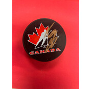 BOWEN BYRAM TEAM CANADA AUTOGRAPHED PUCK