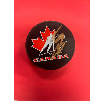 BOWEN BYRAM TEAM CANADA AUTOGRAPHED PUCK
