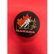 ALEX BURROWS TEAM CANADA AUTOGRAPHED PUCK