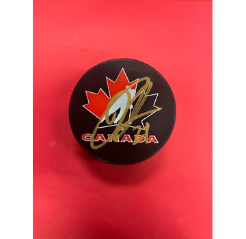 DOUGIE HAMILTON TEAM CANADA AUTOGRAPHED PUCKS
