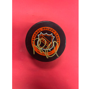 ROB BLAKE AUTOGRAPHED NHL VINTAGE PUCK