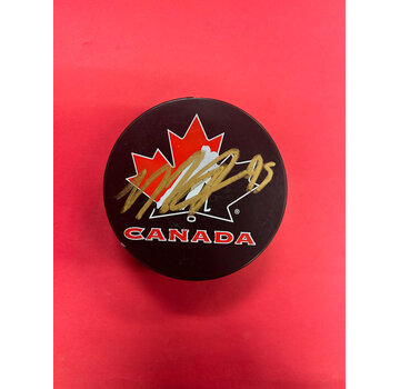 MATT DUCHENE TEAM CANADA AUTOGRAPHED PUCK