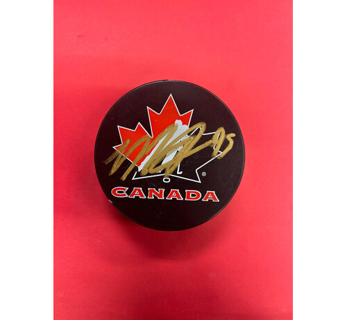 MATT DUCHENE TEAM CANADA AUTOGRAPHED PUCK