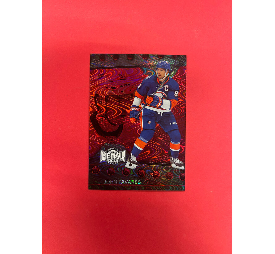 2014-15 FLEER METAL UNIVERSE JOHN TAVARES PRECIOUS METAL GEMS /100
