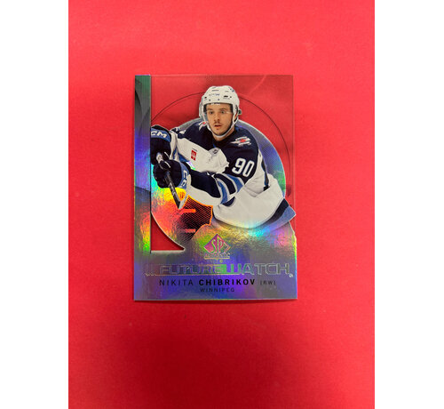 UPPER DECK 2024-25 SP AUTHENTIC NIKITA CHIBRIKOV FUTURE WATCH ACETATE