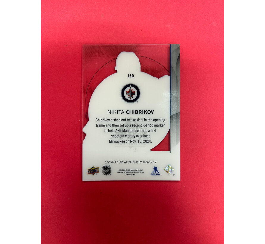 2024-25 SP AUTHENTIC NIKITA CHIBRIKOV FUTURE WATCH ACETATE