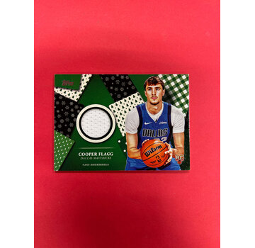 TOPPS 2025 TOPPS COOPER FLAGG HOLIDAY RELIC ROOKIE