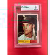 TOPPS 1961 TOPPS ROGER MARIS BECKETT VINTAGE GRADED 5