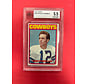 1972 TOPPS ROGER STAUBACH BECKETT VINTAGE GRADED 5.5
