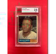 TOPPS 1961 TOPPS WILLIE MAYS BECKETT VINTAGE GRADED 2.5