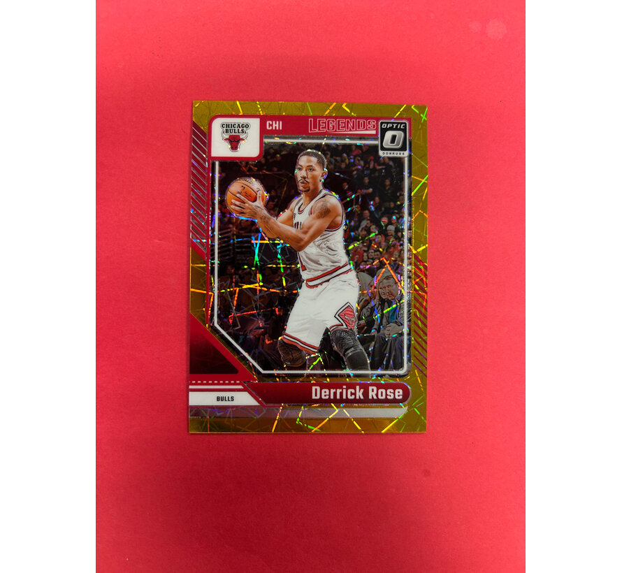2024-25 PANINI OPTIC DERRICK ROSE GOLD VELOCITY /10