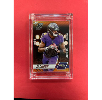 PANINI 2025 JERSEY FUSION LAMAR JACKSON GAME USED FOOTBALL DATED /41