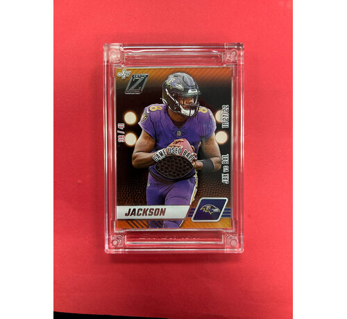 PANINI 2025 JERSEY FUSION LAMAR JACKSON GAME USED FOOTBALL DATED /41