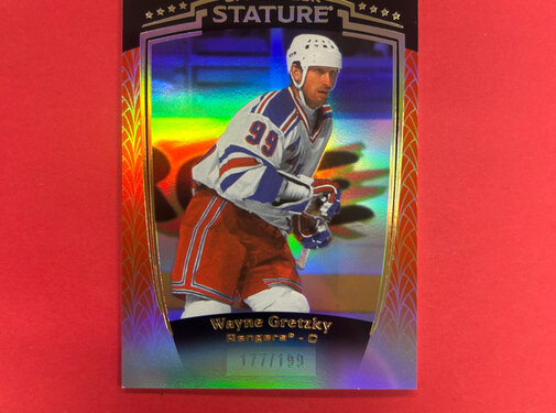 UPPER DECK 2024-25 UPPER DECK STATURE WAYNE GRETZKY ORANGE /199