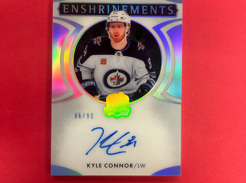 UPPER DECK 2023-24 UPPER DECK THE CUP KYLE CONNOR ENSHRINMENTS AUTO /99