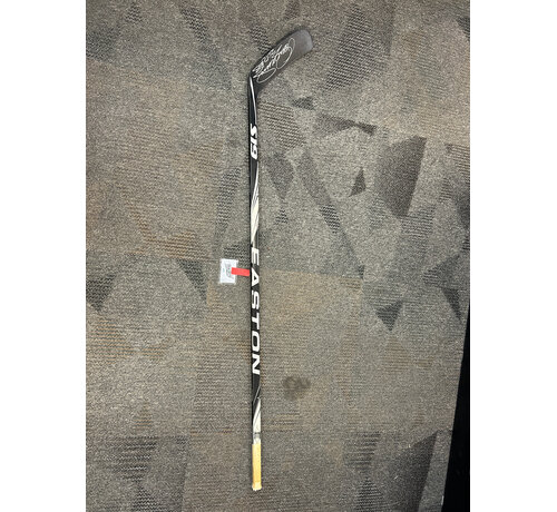 TEEMU SELANNE 2011-12 SIGNED ANAHEIM DUCKS GAME USED STICK W/ POND HOCKEY COA