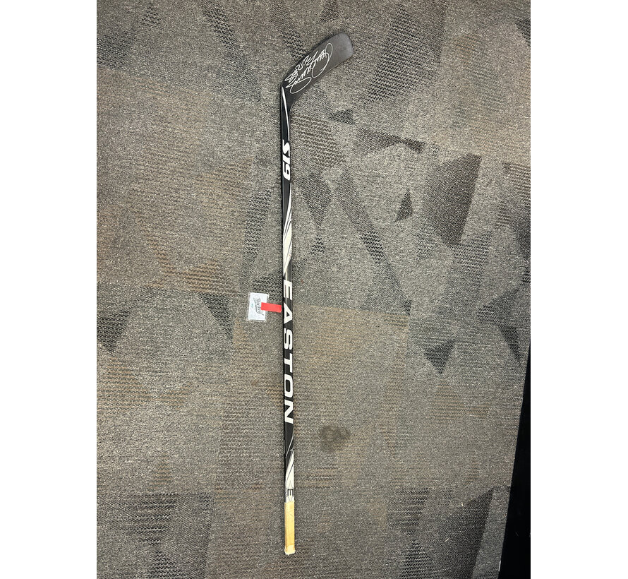 TEEMU SELANNE 2011-12 SIGNED ANAHEIM DUCKS GAME USED STICK W/ POND HOCKEY COA