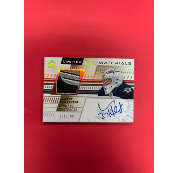 UPPER DECK 2019-20 SP AUTHENTIC CONNOR HELLEBUYCK LIMITED AUTO MATERIAL /100