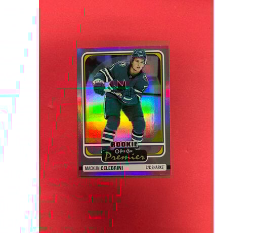 UPPER DECK 2024-25 O-PEE-CHEE MACKLIN CELEBRINI ROOKIE PREMIER SP
