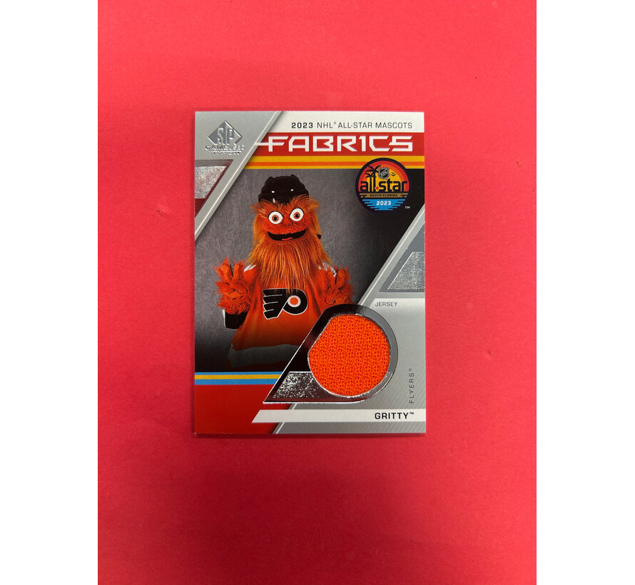2023-24 UPPER DECK SP GAME USED GRITTY ALL STAR MASCOT FABRICS