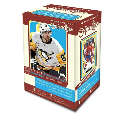 UPPER DECK 2025-26 UPPER DECK OPC HOCKEY BLASTER BOX